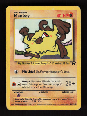 Mankey 61/82 - Team Rocket