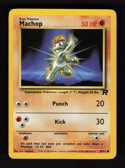 Machop 59/82 - Team Rocket