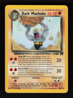Dark Machoke 40/82 - Team Rocket