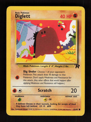 Diglett 52/82 - Team Rocket
