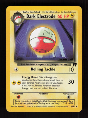 Dark Electrode 34/82 - Team Rocket