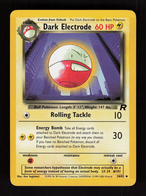 Dark Electrode 34/82 - Team Rocket