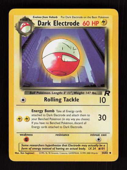 Dark Electrode 34/82 - Team Rocket