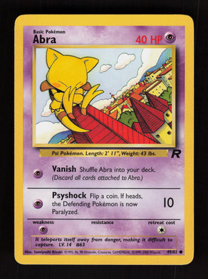 Abra 49/82 - Team Rocket
