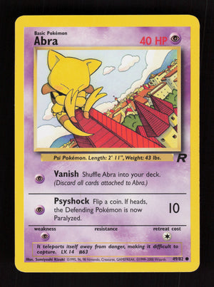 Abra 49/82 - Team Rocket