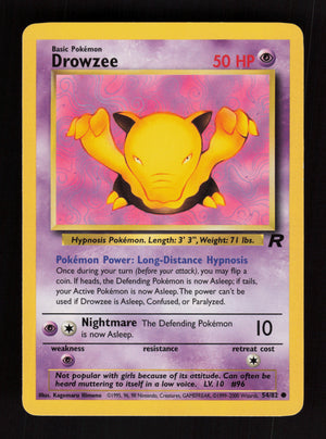 Drowzee 54/82 - Team Rocket