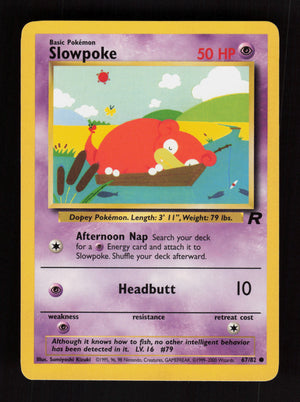 Slowpoke 67/82 - Team Rocket