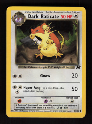 Dark Raticate 51/82 - Team Rocket