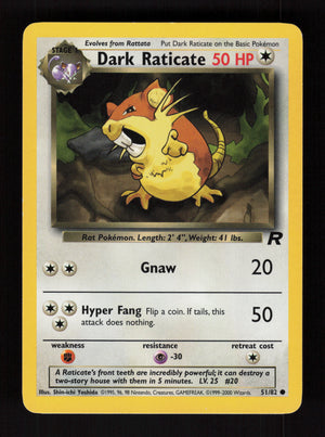 Dark Raticate 51/82 - Team Rocket