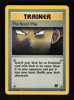 The Boss's Way 73/82 - Team Rocket