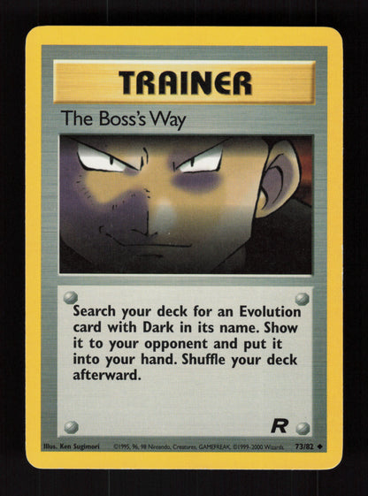 The Boss's Way 73/82 - Team Rocket