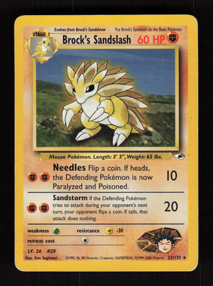 Brock's Sandslash 23/132 - Gym Heroes