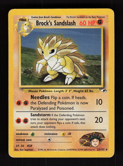 Brock's Sandslash 23/132 - Gym Heroes
