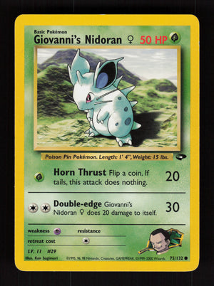 Giovanni's Nidoran 75/132 - Gym Challange