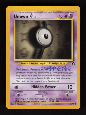 Unown I 68/75 - Neo Discovery