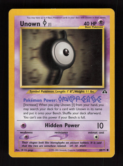 Unown I 68/75 - Neo Discovery