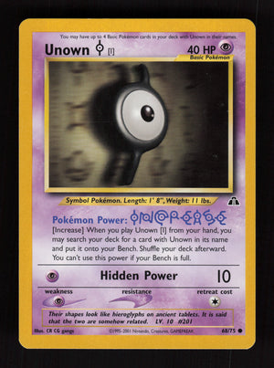 Unown I 68/75 - Neo Discovery