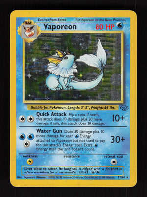 Vaporeon 12/64 - Holo - Fossil