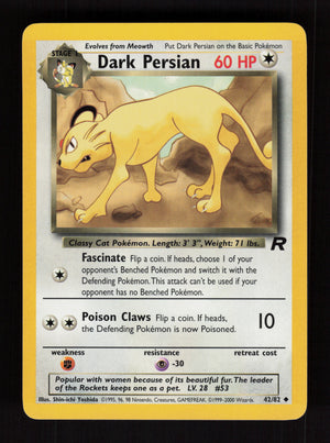 Dark Persian 42/82 - Team Rocket