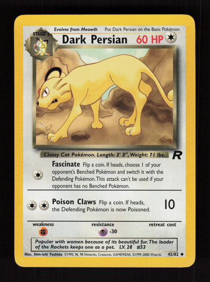 Dark Persian 42/82 - Team Rocket