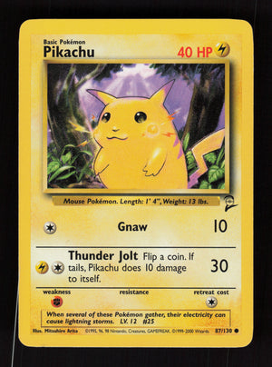 Pikachu 87/130 - Base Set 2