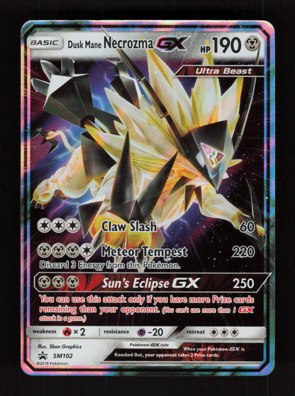 Dusk Mane Necrozma GX SM102 - Promo