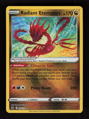 Radiant Eternatus 105/159  - Radiant Rare - Crown Zenith