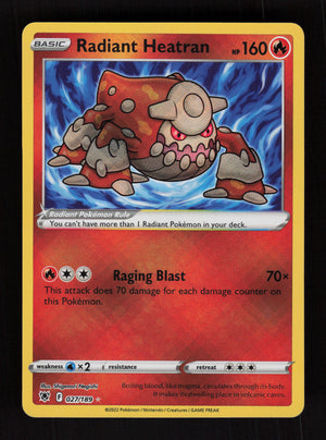 Radiant Heatran 027/159  - Radiant Rare - Astral Radiance