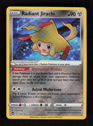 Radiant Jirachi 120/195  - Radiant Rare - Silver Tempest