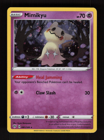 Mimikyu 081/189 - Cosmos Holo - Darkness Ablaze promo