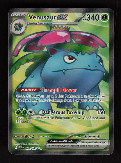 Venusaur ex 182/165 - Ultra Rare - 151 MEW