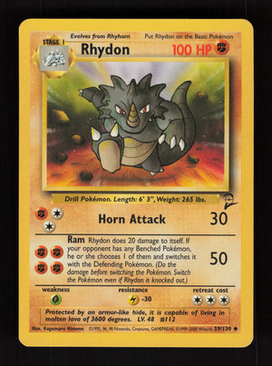 Rhydon 59/130 - Base Set 2