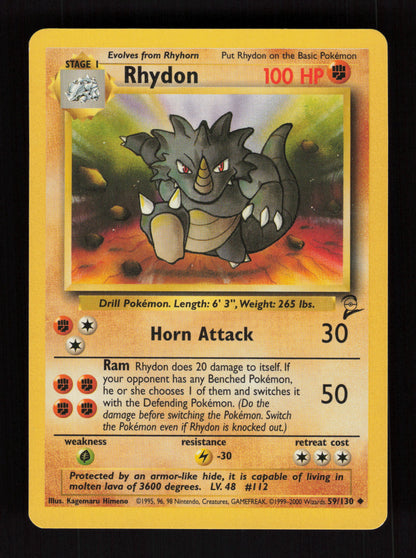 Rhydon 59/130 - Base Set 2