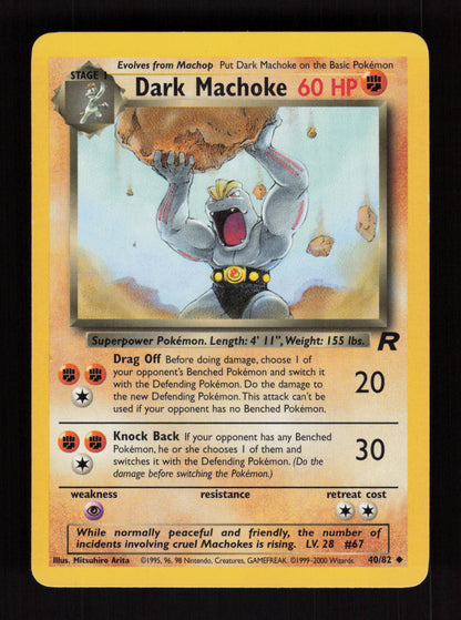 Dark Machoke 40/82 - Team Rocket