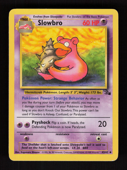 Slowbro 43/62 - Fossil