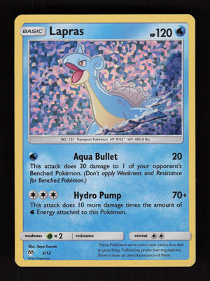 Lapras 5/12 - Promo - McDonald's Promos 2019
