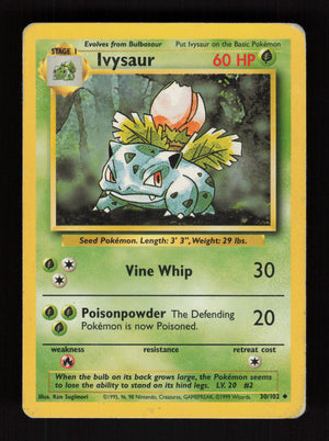 Ivysaur 30/102 - Base set