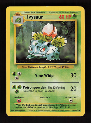 Ivysaur 30/102 - Base set