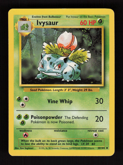 Ivysaur 30/102 - Base set