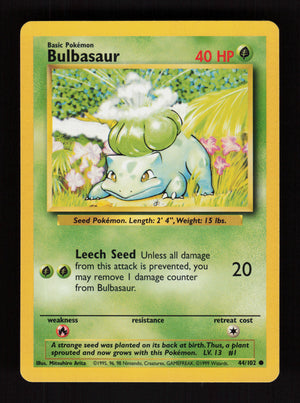 Bulbasaur 44/102 - Base set