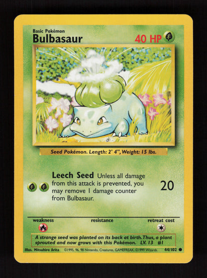 Bulbasaur 44/102 - Base set