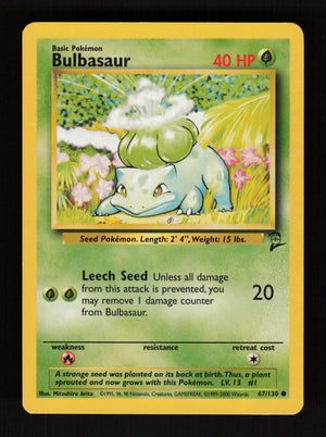 Bulbasaur 67/130 - Base set 2