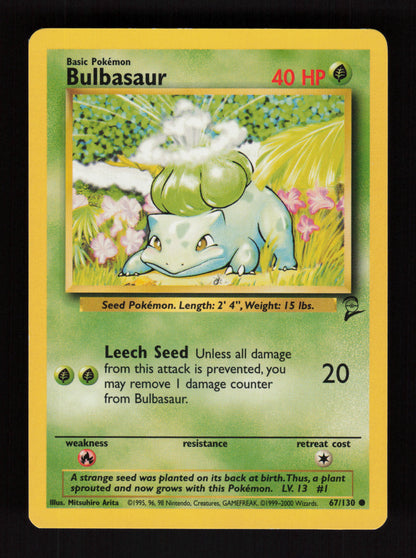 Bulbasaur 67/130 - Base set 2