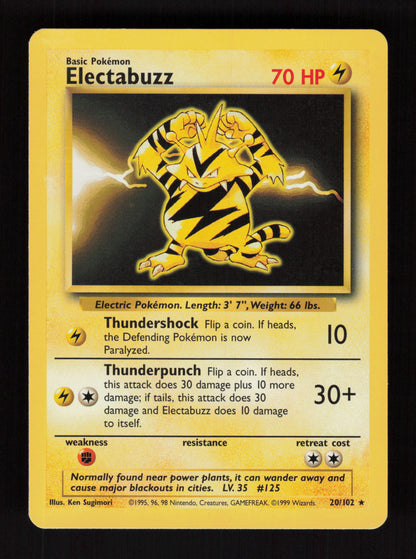 Electabuzz 20/102 - Base set