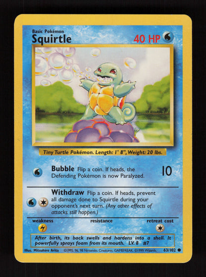 Squirtle 63/102 - Base set