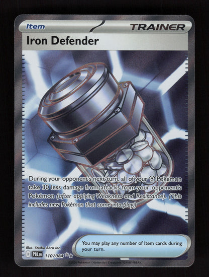 Iron Defender 110/084 - Ultra Rare - Pitch Black