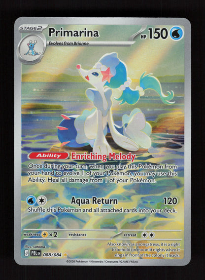Primarina 088/084 - Illustration Rare - Pitch Black