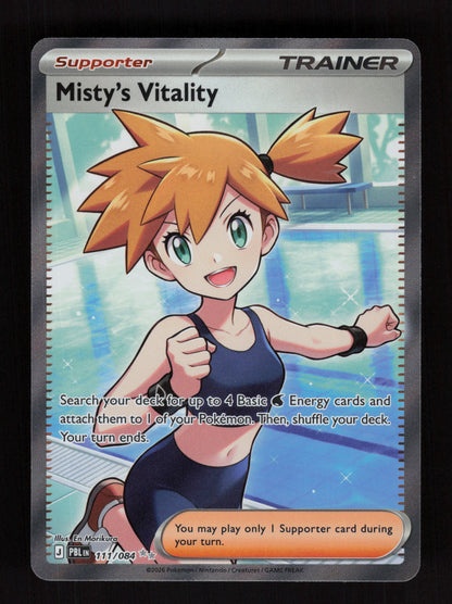 Misty's Vitality 111/084 - Ultra Rare - Pitch Black