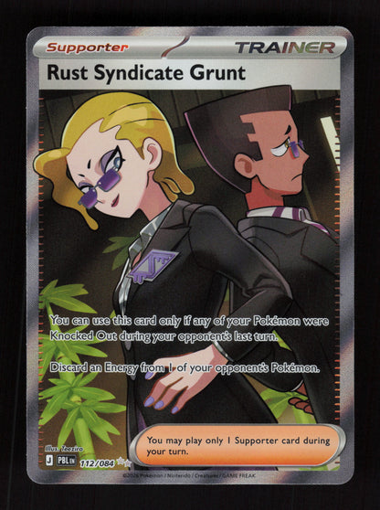 Rust Syndicate Grunt 112/084 - Ultra Rare - Pitch Black