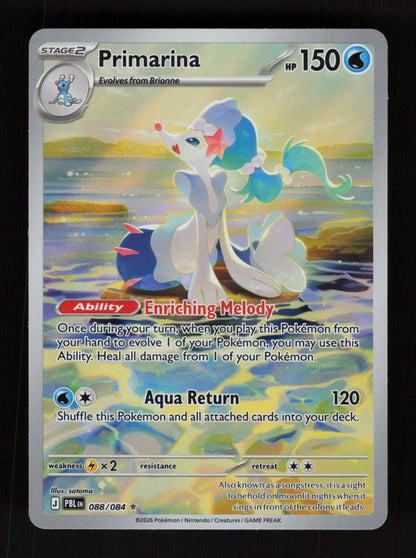 Primarina 088/084 - Illustration Rare - Pitch Black